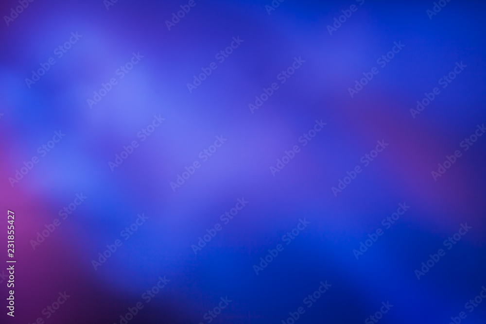 Abstract Colourful blurred background in calm blue and purple gradient colours. Colourful smooth banner template - obrazy, fototapety, plakaty 