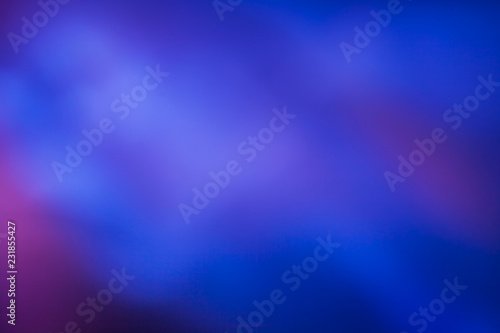 Abstract Colourful blurred background in calm blue and purple gradient colours. Colourful smooth banner template