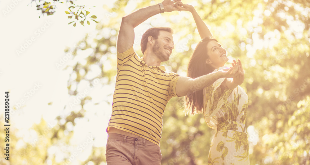 Obraz premium Dance of happiness.