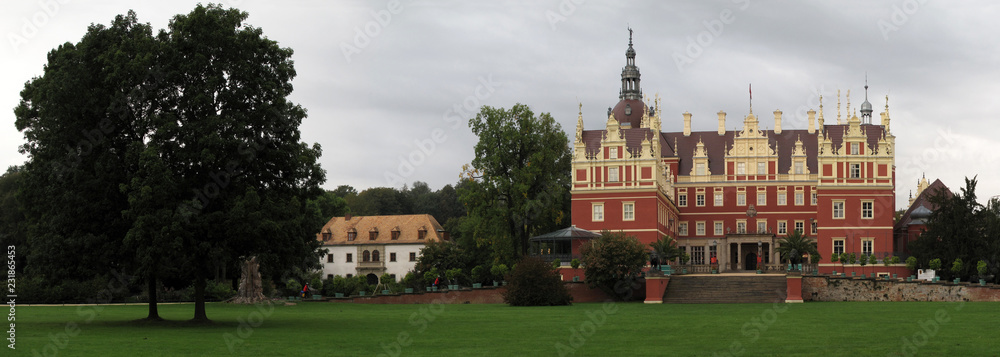 Bad Muskau, Schlosspanorama