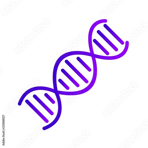  DNA Medical Line Gradient Icon