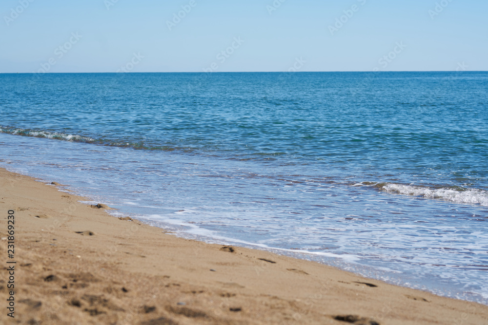 Beach and Sea Background