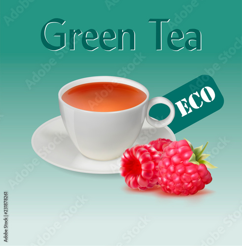  raspberry green tea