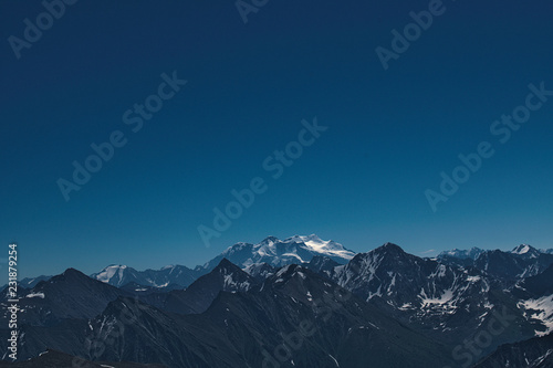 view of mountains in winter