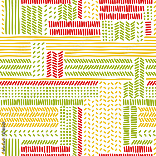 Simple colorful doodle stro...