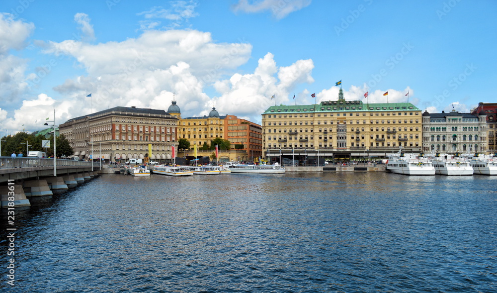 View on Stockholm. Sweden capital