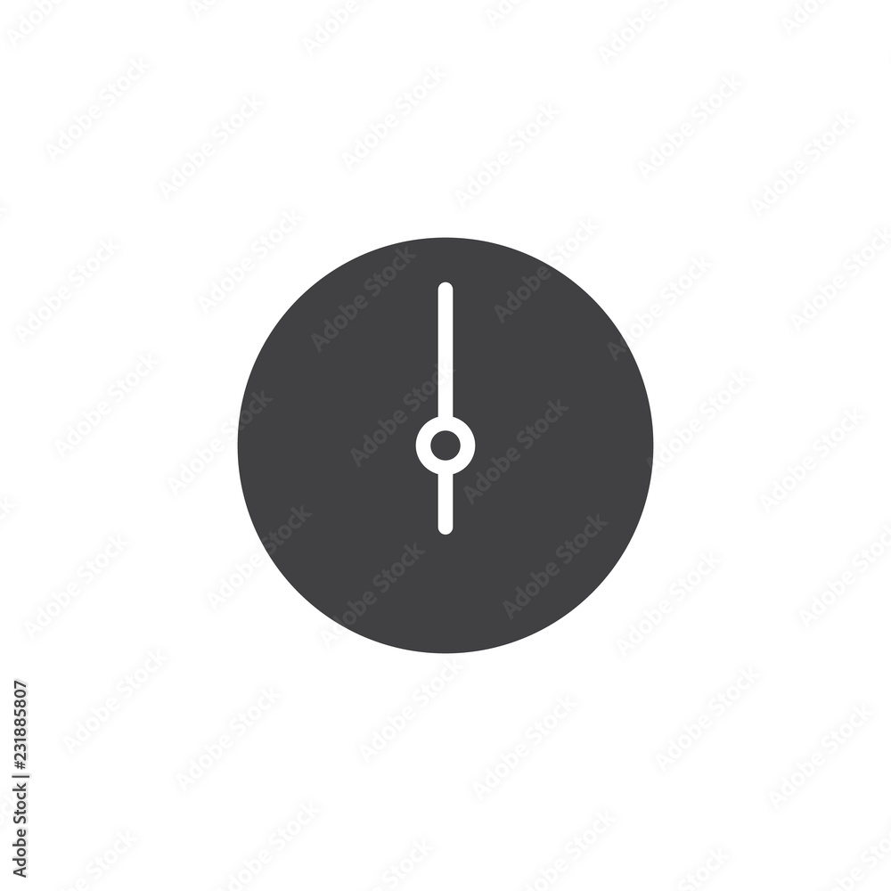 Clock time vector icon. filled flat sign for mobile concept and web design. Round Watch simple solid icon. Time symbol, logo illustration. Pixel perfect vector graphics Clock time vector icon. filled flat sign for mobile concept and web design. Round Watch simple solid icon. Time symbol, logo illustration. Pixel perfect vector graphics