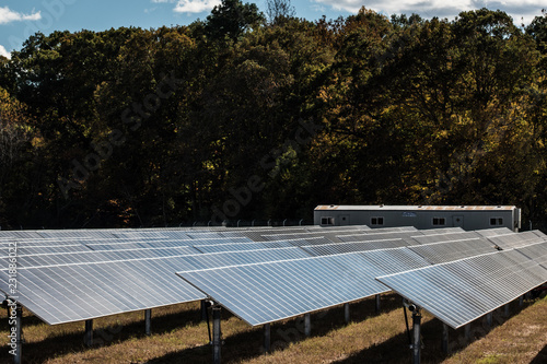 Solar Energy Panel Farm