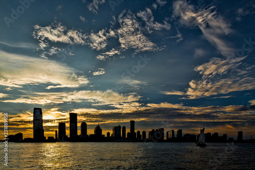 Wallpaper Mural sunset on Manhattan Torontodigital.ca