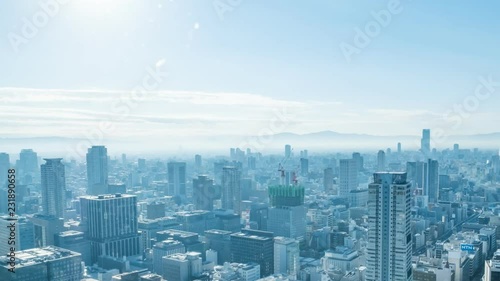 4K・大阪風景・タイムラプス