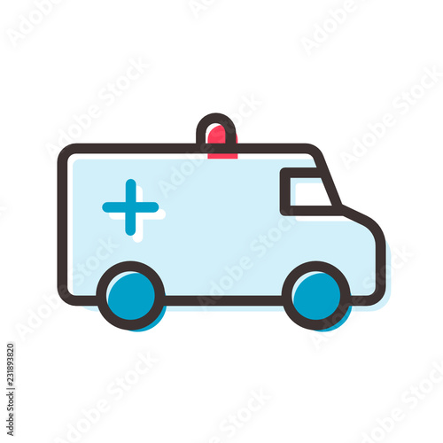 ambulance car icon