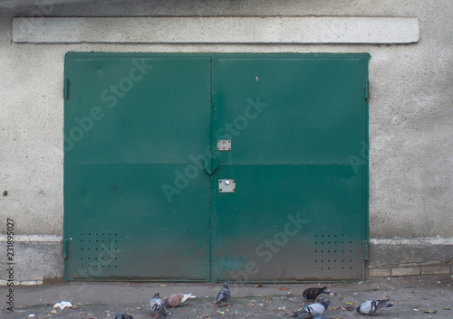 Gate, metal, garage