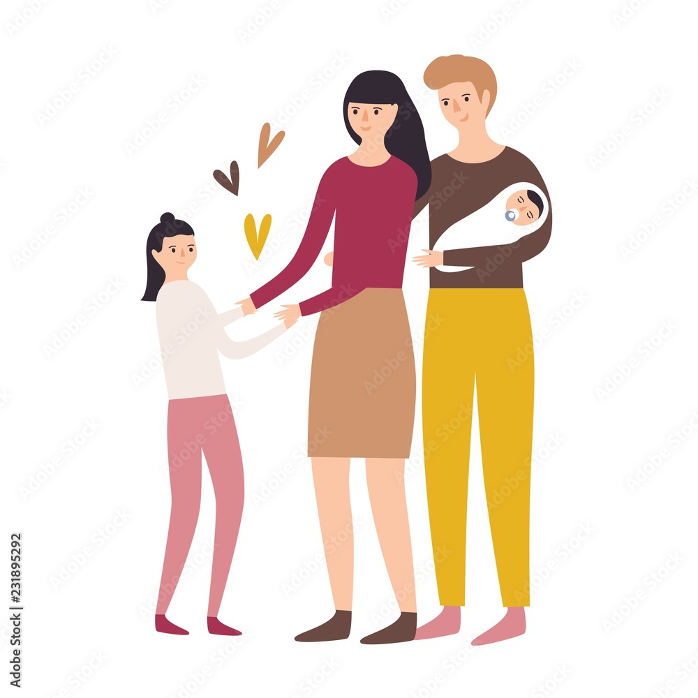 Happy loving family Happy loving family