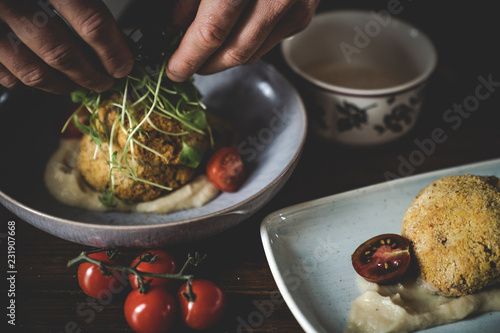 Arancini italienische Reiskugeln fritiert Food Porn Essen 