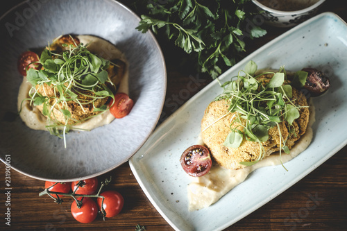 Arancini italienische Reiskugeln fritiert Food Porn Essen 