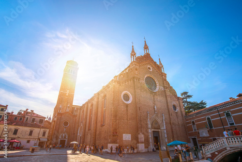 Basilica di Santa Maria Gloriosa dei Frari. Venice. Italy photo