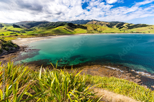 View across Jackson Bay, Coromandel, New Zealand