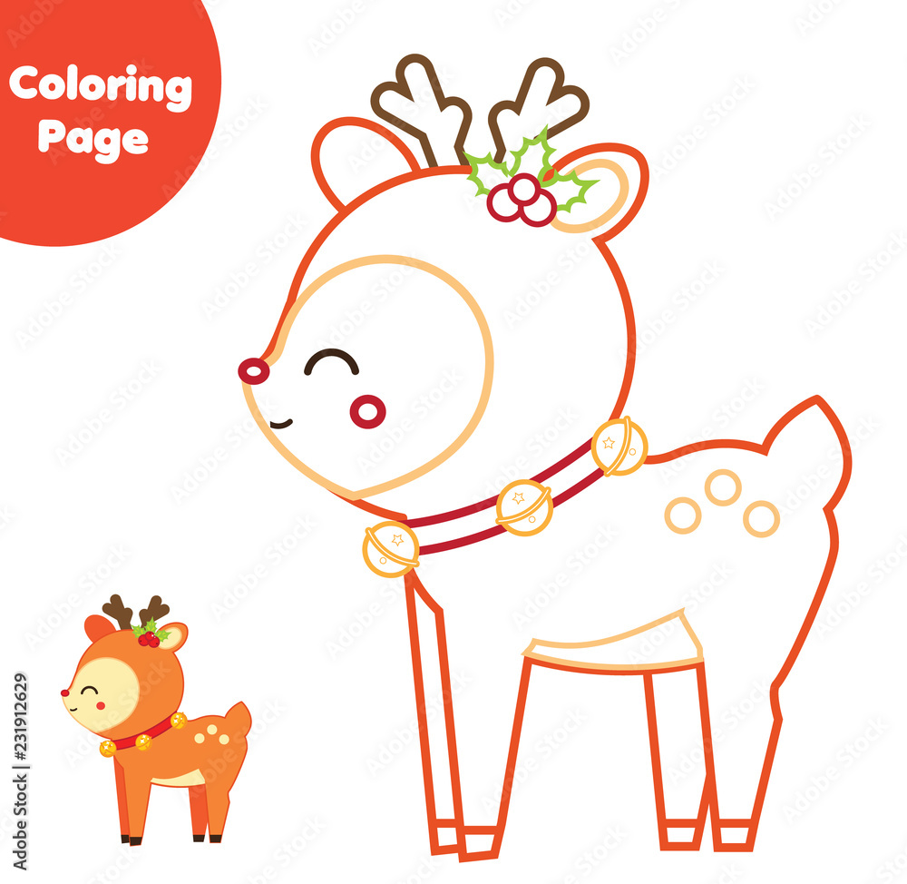 Christmas Reindeer #reindeer #sketch #illustration #pen #holiday | Deer  sketch, Reindeer drawing, Raindeer drawing