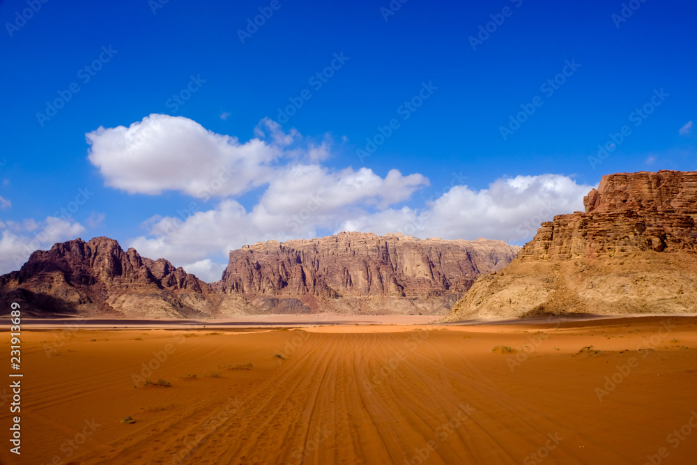 Naklejka premium Wadi Rum, Jordan
