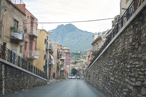 фотографія Termini Imerese, Italy - September 09, 2018 : Streets of Termini Imerese