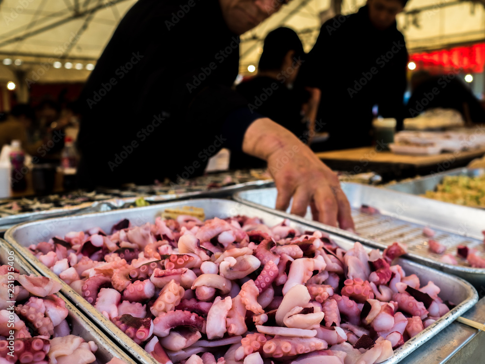 Takoyaki, japanese street food Stock Photo | Adobe Stock