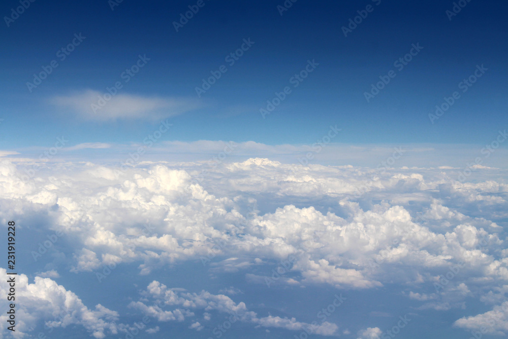 Probably the Himalaya or Langtang mountain range (?) from Biman Bangladesh plane Probably the Himalaya or Langtang mountain range (?) from Biman Bangladesh plane