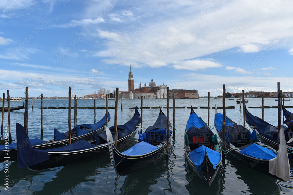 Gondolas en Venecia