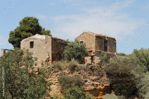 Sicile, site archéologique et jardin botanique de Agrigento