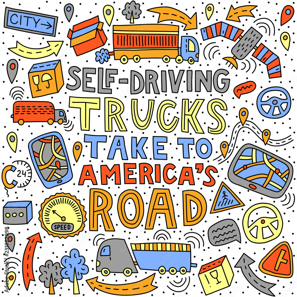 Self-driving trucks take to America's road