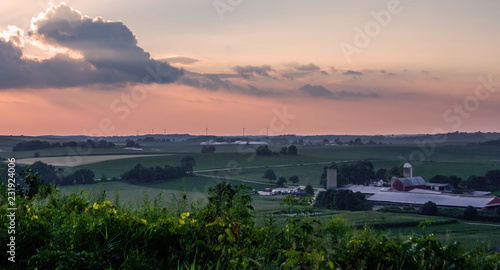 farm sunset © curningphoto