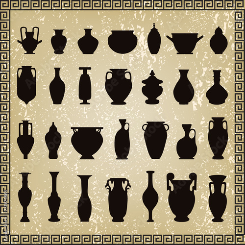 vector vases set