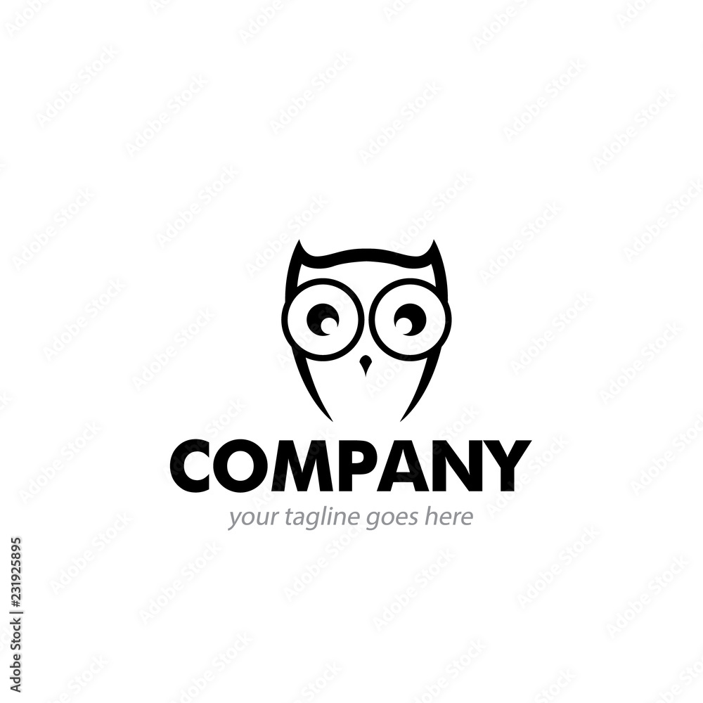 simple owl logo simple owl logo
