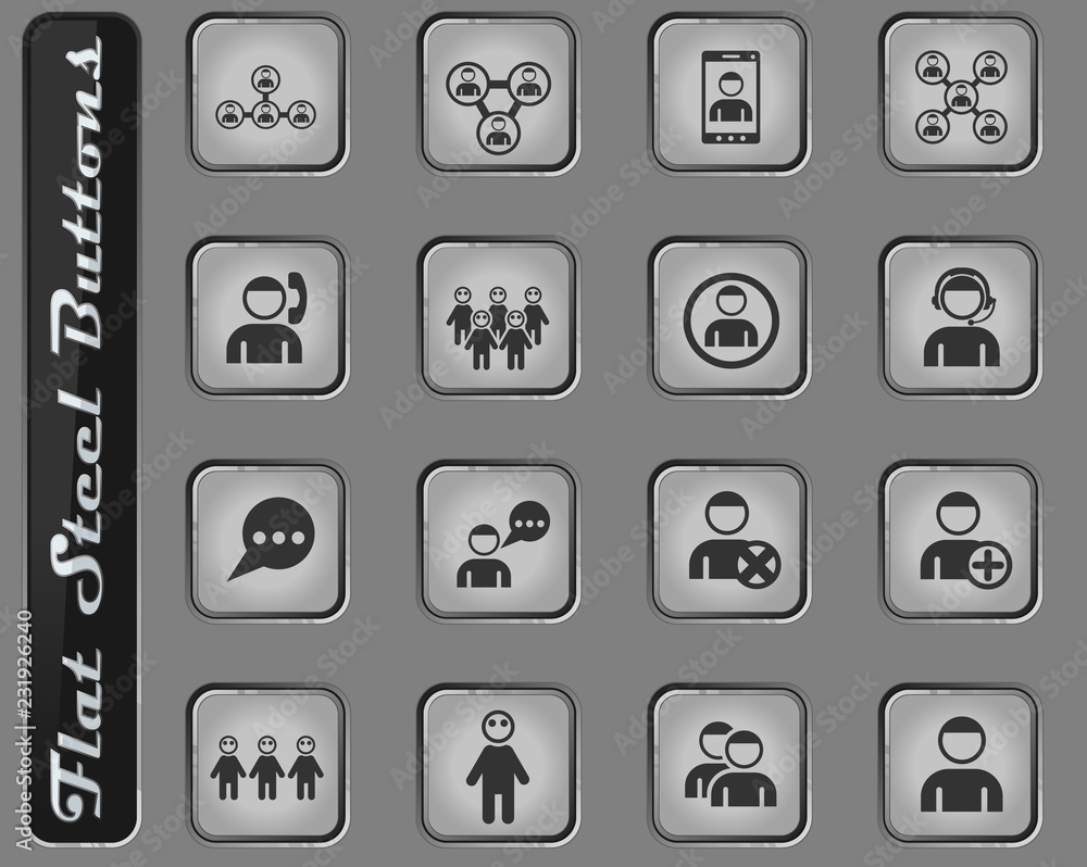 community icon set community icon set
