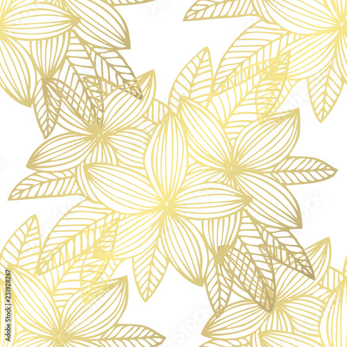 golden seamless pattern