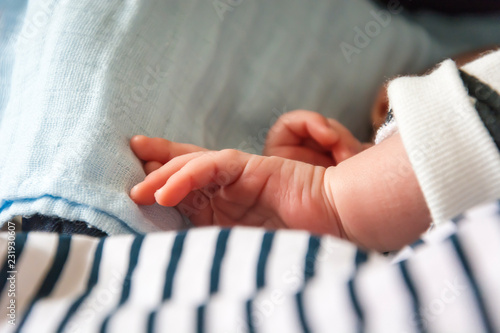 hand of a newborn child