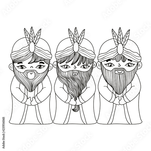 christmas nativity scene cartoon