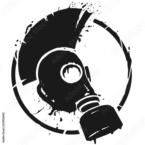 Old respirator mask