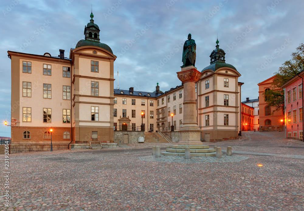 Fototapeta premium Stockholm. Area Birger Jarl Borg.