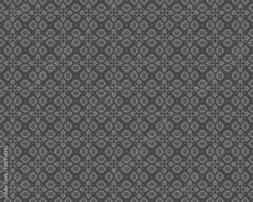 Simple Seamless Repeatable pattern in color black and white BW5111854
