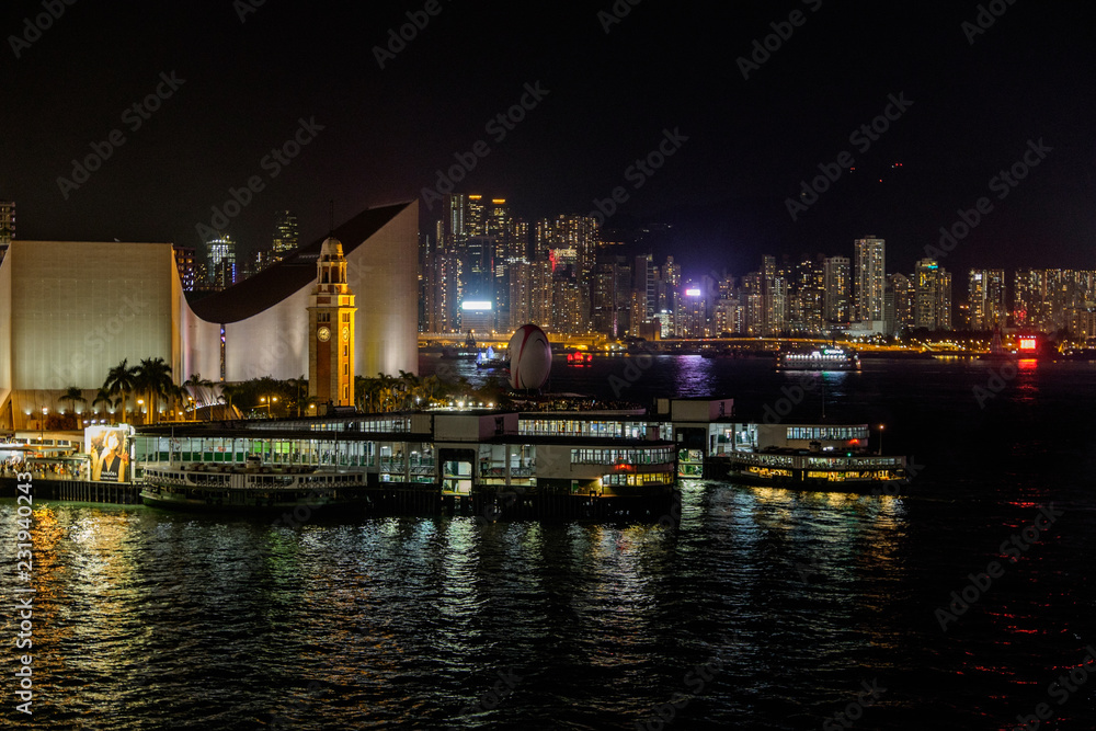 Hong Kong at night