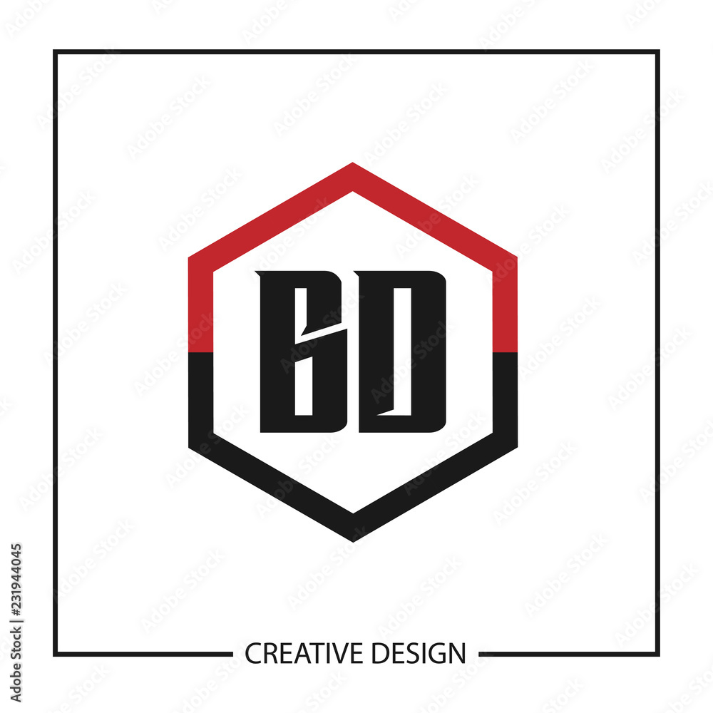 Initial Letter BD Logo Template Design Vector Illustration Initial Letter BD Logo Template Design Vector Illustration