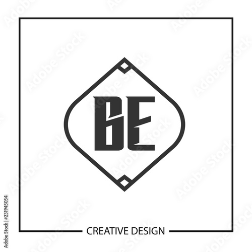 Initial Letter BE Logo Template Design Vector Illustration © Scooby