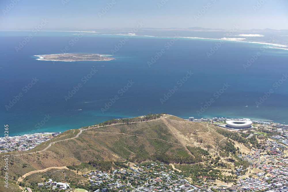 Cape Town view from Table Mountain