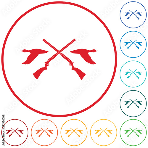 Hunting club logo icon