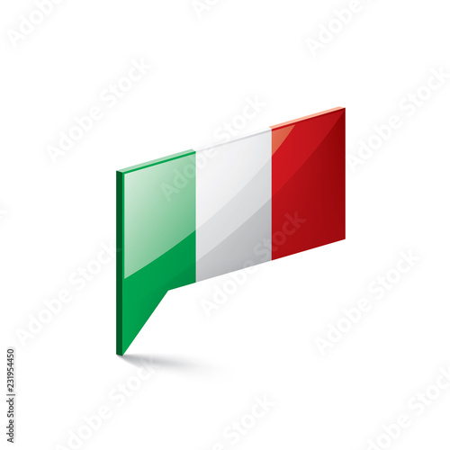 Free Download Italy flag, vector illustration on a white background. - GFXLoad