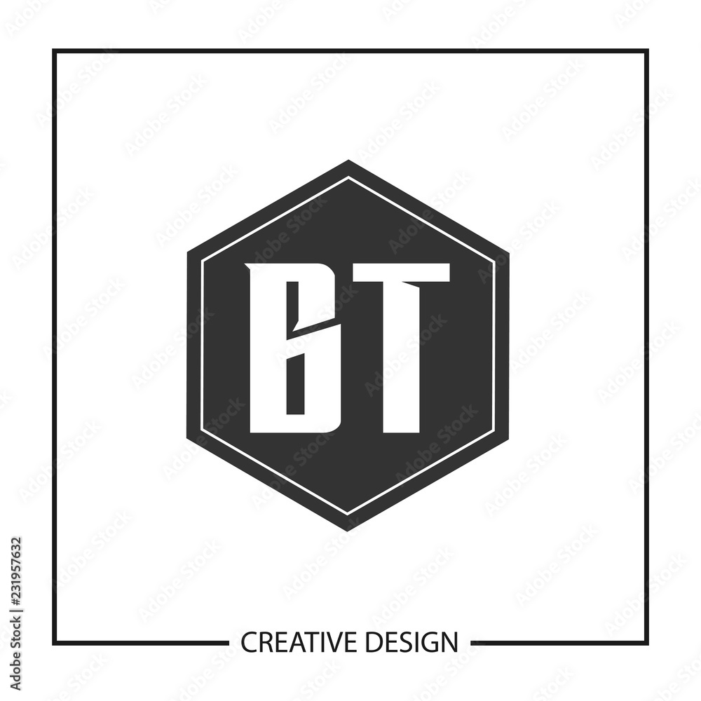 Initial Letter BT Logo Template Design Vector Illustration Initial Letter BT Logo Template Design Vector Illustration