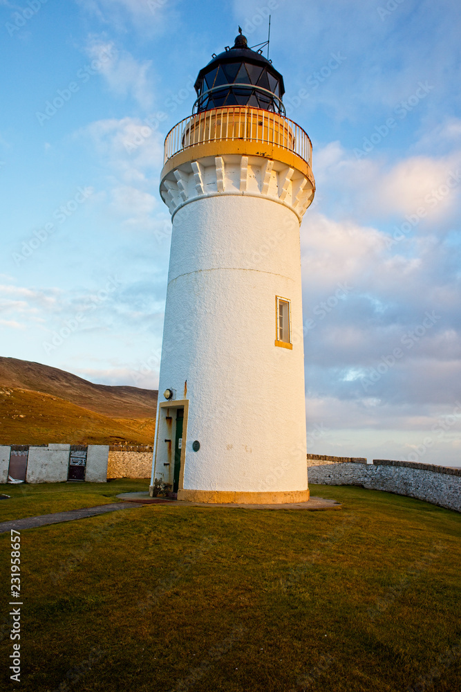 Bressay Lighthouse, Bressay, Shetland, Scotland, UK.