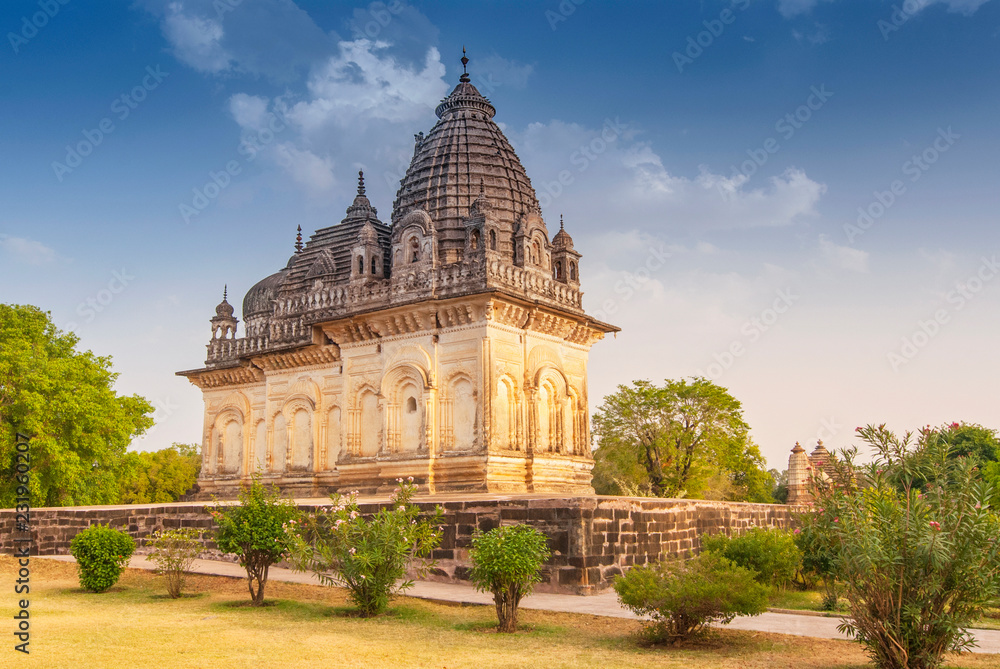 Parvati Temple, Temple of the Chandela dynasty in Khajuraho Group of Monuments, India.