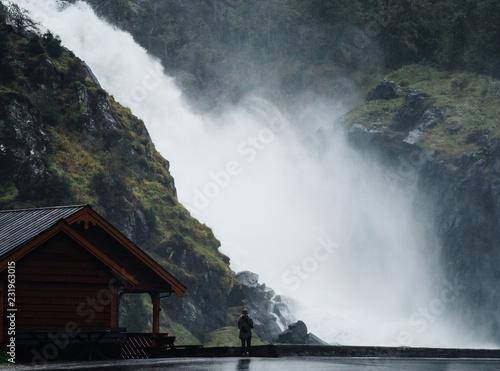 Latefossen waterfall, Norway Europe