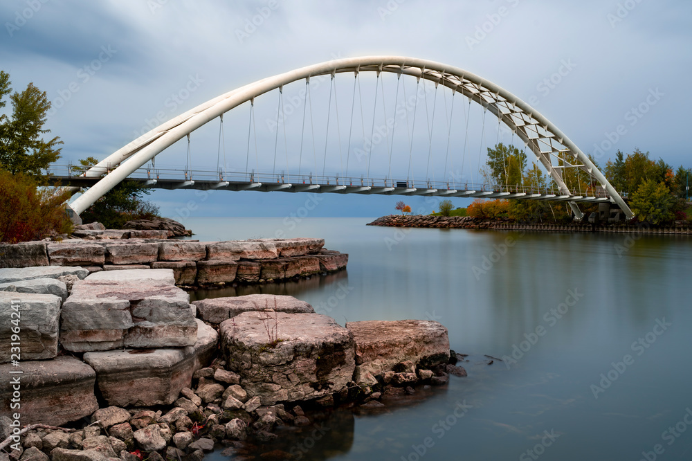 Naklejka premium Humber Bay Arch Bridge